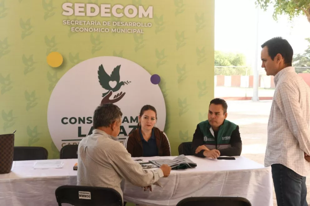 Participa Secretaría de Desarrollo Económico Municipal en el programa Construyamos La Paz.