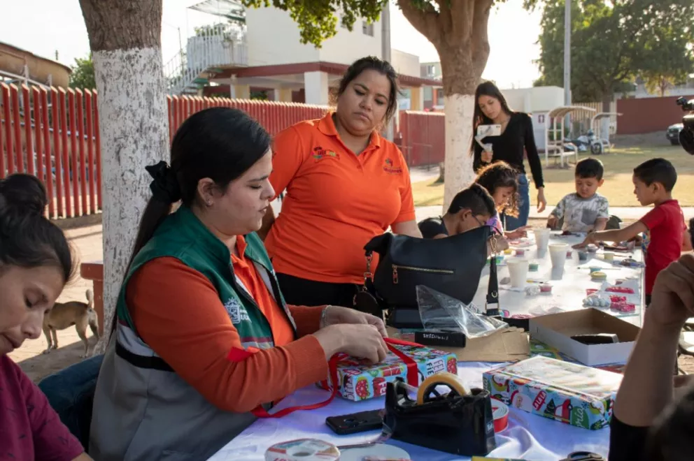 Ayuntamiento de Culiacán inaugura la segunda edición del programa Construyamos la Paz.