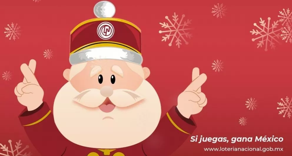 Loteria Nacional. Sorteo Gordo de Navidad con Premio Mayor de 204 millones de pesos.