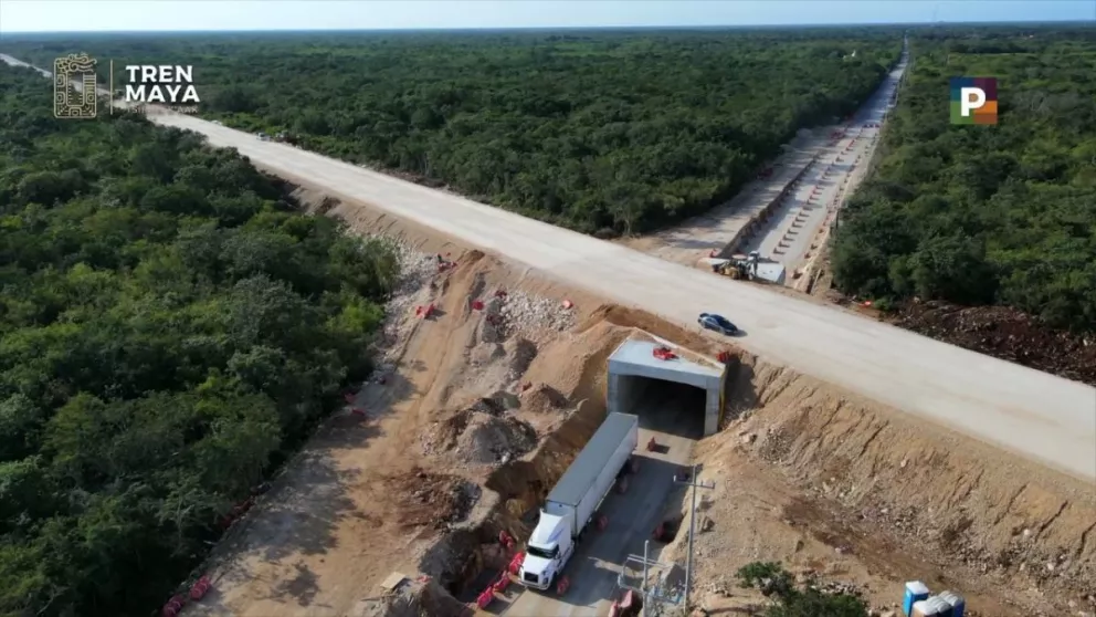 Tren Maya inicia montaje de prelosas para viaducto elevado en Tenosique, Tabasco