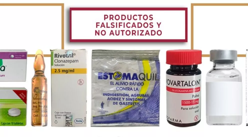 Cofepris alerta sobre falsificación de 7 medicamentos y venta ilegal de fármaco no autorizado.
