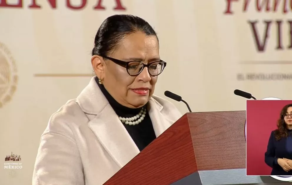Rosa Isela Rodríguez: en 4 años se han reducido los delitos del fuero federal