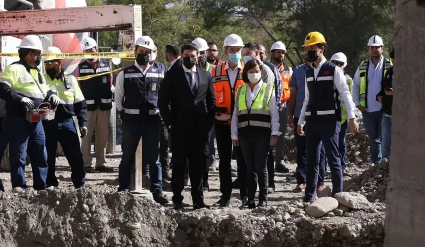 Nuevo León. Samuel García anuncia la reconstrucción de Línea 2 del Metro.