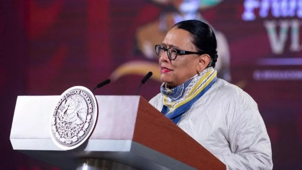 Rosa Icela Rodríguez Con la detención de Ovidio “N”, se demostró que nadie está por encima de la ley.