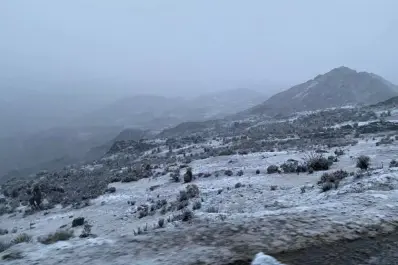Pico Collado del Cóndor, en Venezuela, registra su primer nevada del 2023