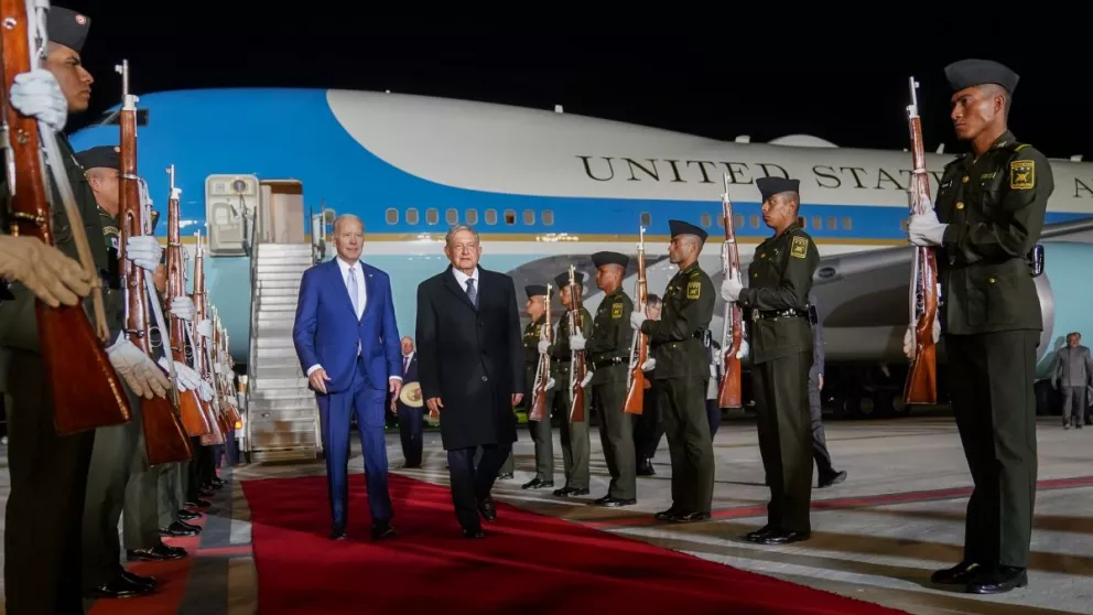 AMLO La reunión trilateral fue fraterna y buena para los tres países. La Economía mexicana está estable y nuestro peso fortalecido gracias al marco del TMEC