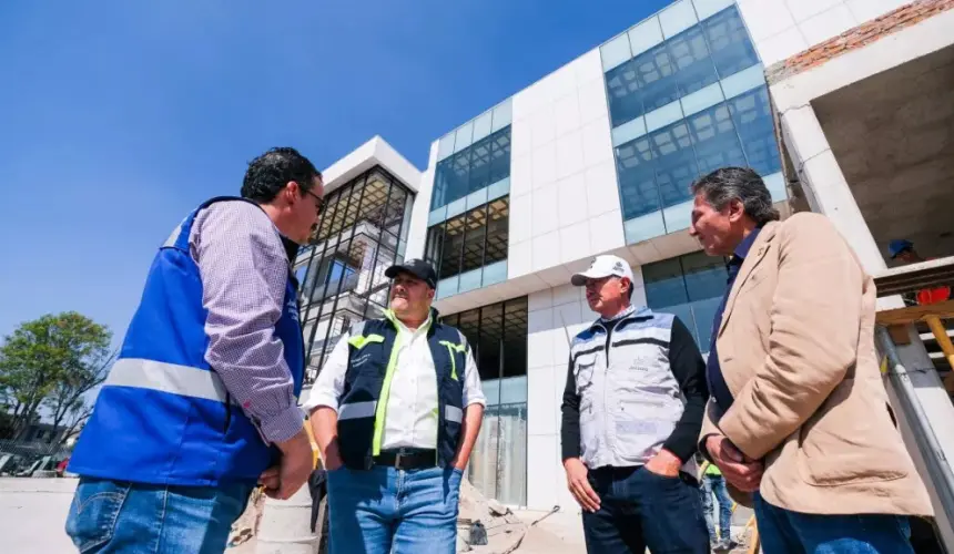 Así va la majestuosa construcción del Instituto Regional de Cancerología de Jalisco en Miramar en Jalisco.