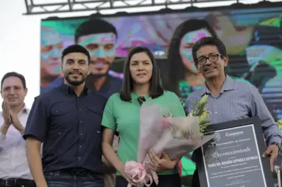 Guasave. Homenajean a la medallista olímpica María del Rosario Espinoza Espinoza