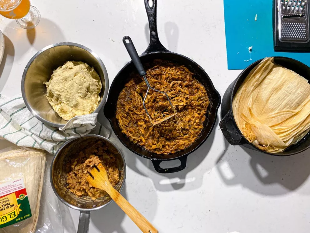 Día de la Candelaria. Los mitos al momento de preparar tamales. Foto. Jacob Thomas 