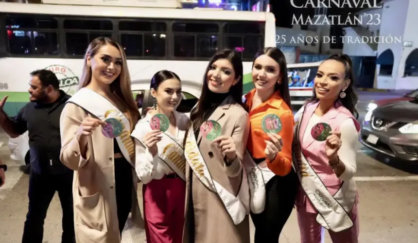 Ellas son las candidatas a Reinas del Carnaval Internacional de Mazatlán 2023