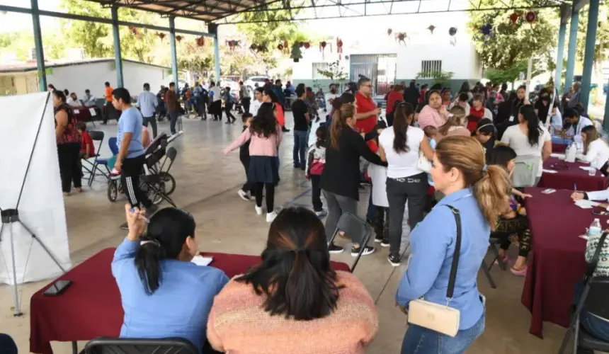 Llegó a la colonia Progreso en Culiacán la jornada de  Bienestar.