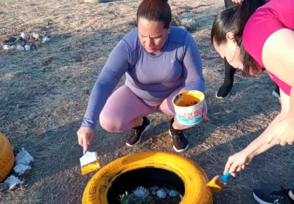 Arborizan el parque de La Palapa en Alturas del Sur, en Culiacán