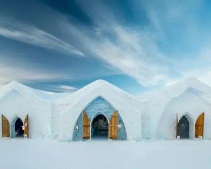 Bien frío. Abre sus puertas el primer Hotel de Hielo en Norteamérica y así es su interior 