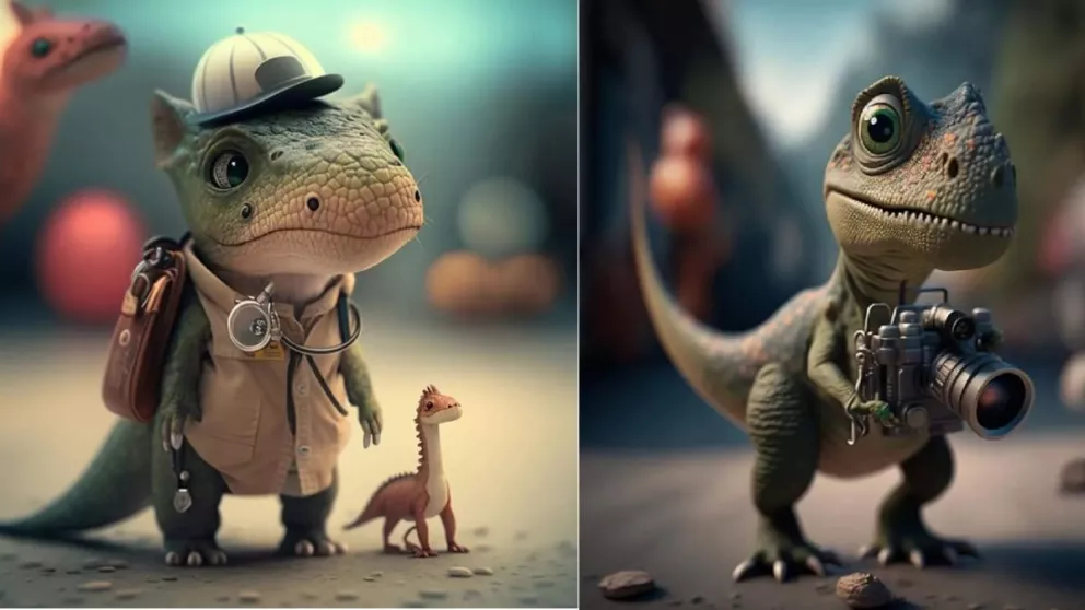 Por qué hay dinosaurios en Facebook, te contamos su significado y origen de estas imagenes virales en redes sociales