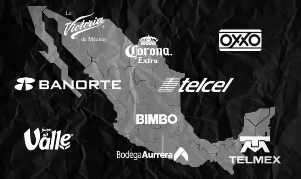 Conoce cuales son las 30 marcas de origen mexicano mas valiosas en este 2023. Fotoarte: Andrea Velázquez