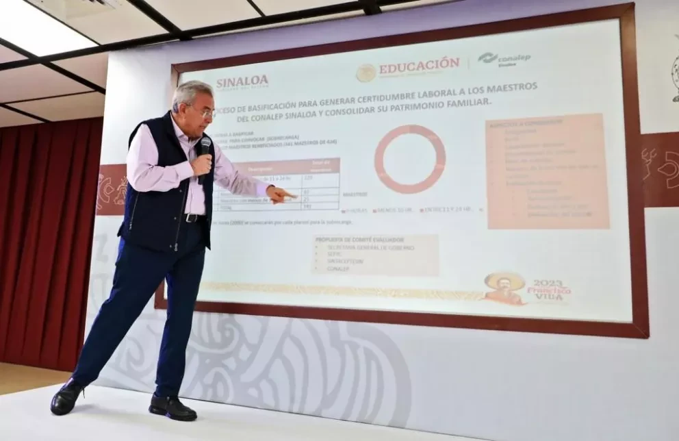 Les harán justicia entregando bases a maestros de Conalep en Sinaloa