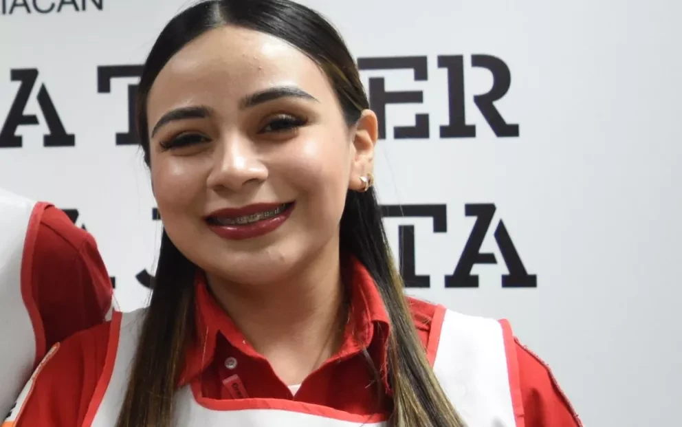 Itzel fue reconocida como la socorrista del año 2022 de Cruz Roja.