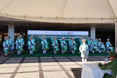 Realizan el primer encuentro regional de Bandas de Guerra en Culiacán, Sinaloa