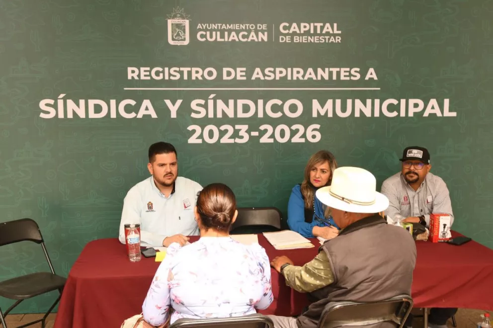 Instalan mesa de registro para aspirantes a Síndicos y Síndicas Municipales de Culiacán