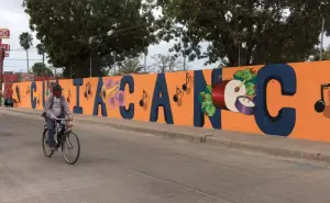 Inauguran mural comunitario pintado por estudiantes de secundaria de Culiacancito, en Culiacán, Sinaloa