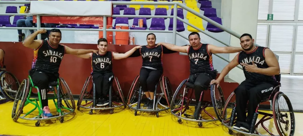 Navolatenses representan a Sinaloa en el Nacional de Básquetbol sobre silla de ruedas