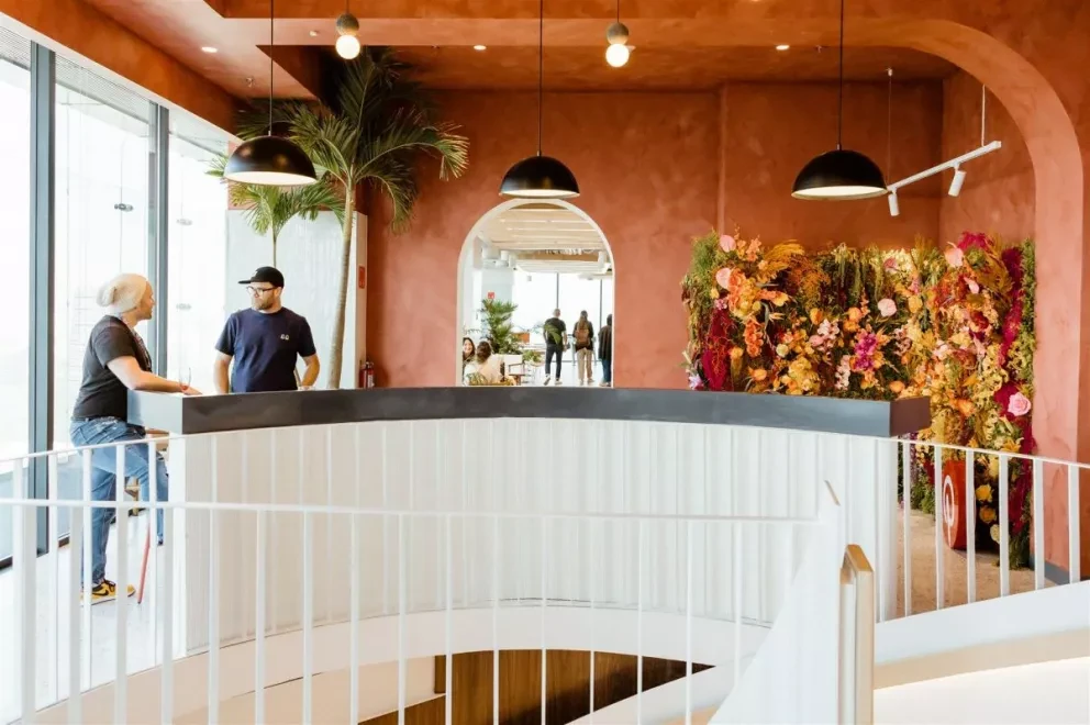 Así son las oficinas de Pinterest en México.