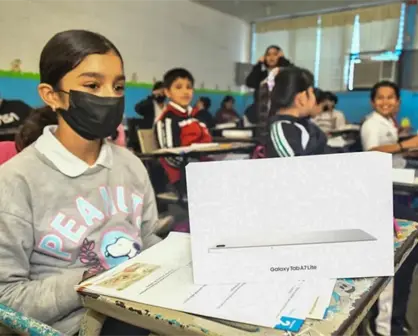 Entregan 111 tabletas a alumnos de la escuela primaria Gral. Ramón F. Iturbe de Culiacán, Sinaloa