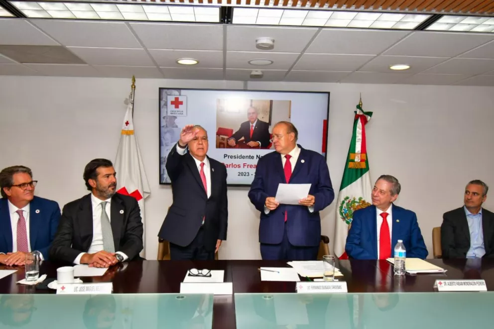 Carlos Freaner es el nuevo Presidente Nacional de Cruz Roja Mexicana 2023-2026