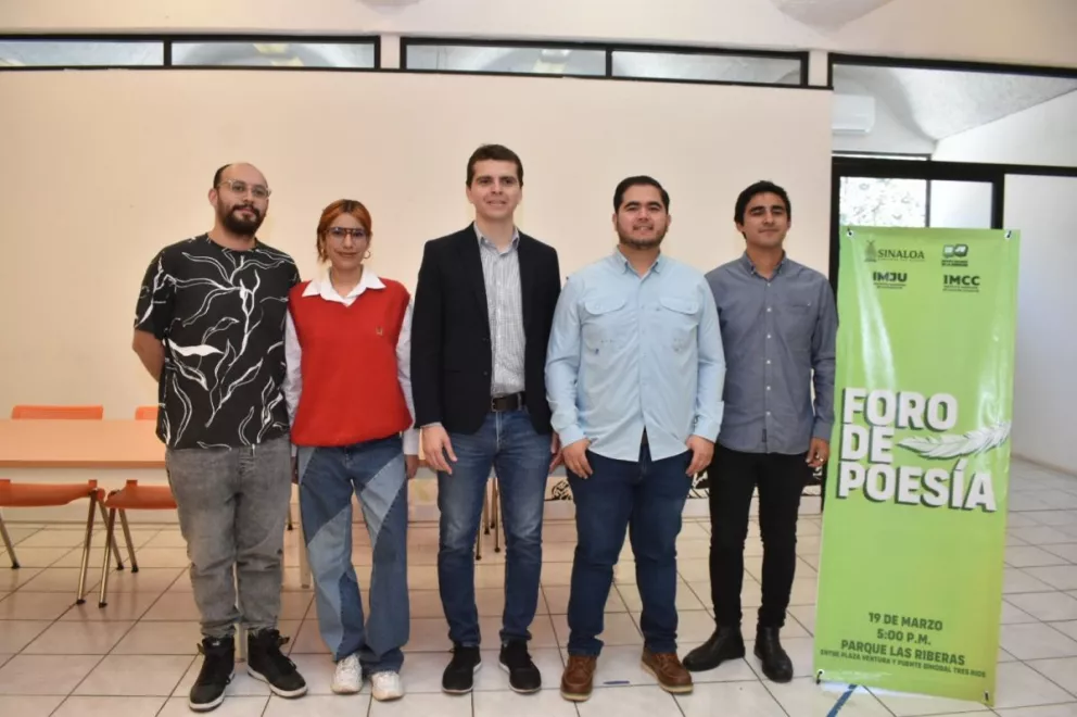 Instituto Municipal de Cultura Culiacán invita al Foro de Poesía este domingo 19 de marzo.