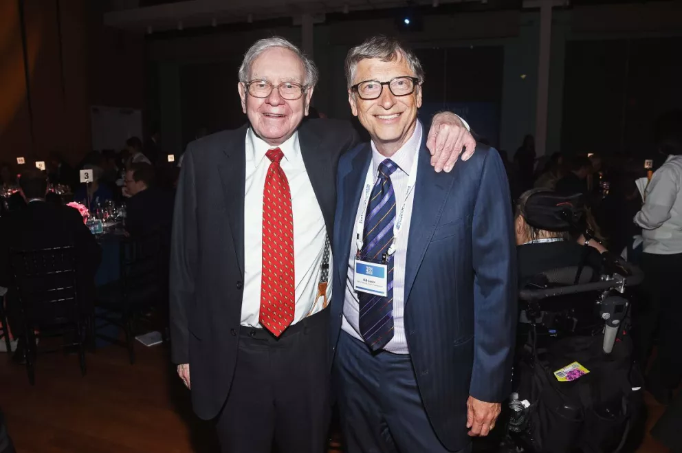 Bill Gates y Warren Buffett. Foto: Getty Images