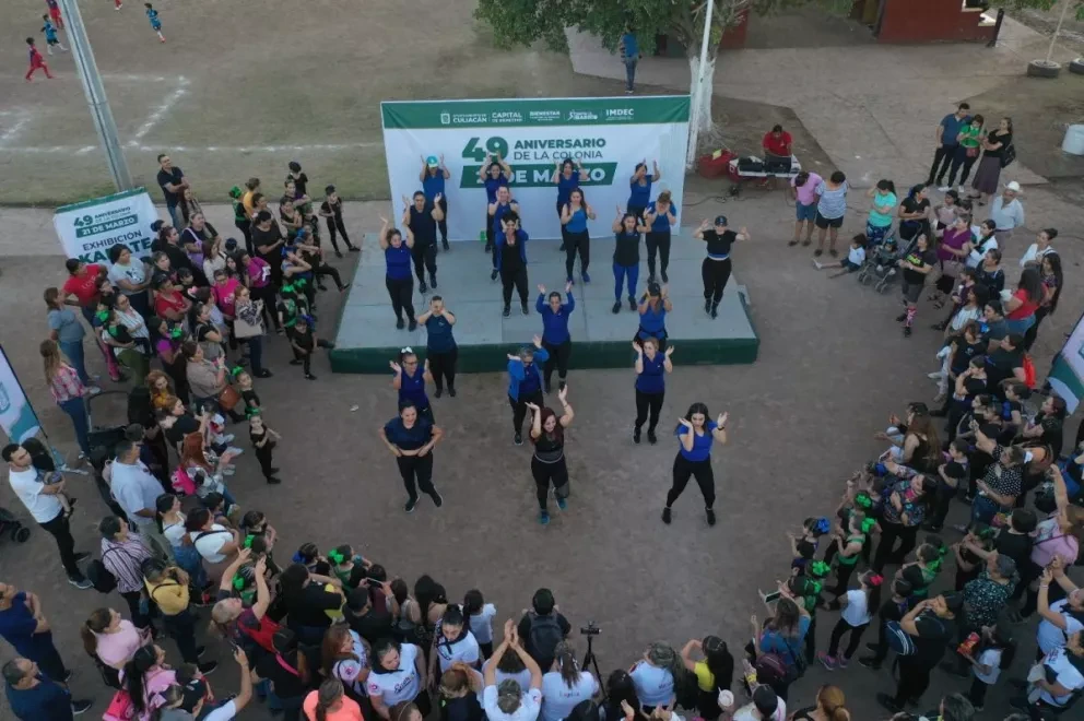 La colonia 21 de Marzo de Culicán cumple 49 años de fundación y así lo festejaron.