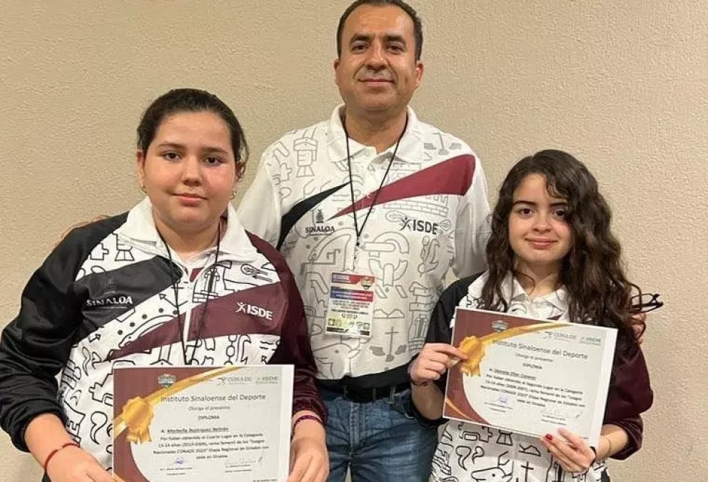 Clasifican Marbella y Daniela ajedrecistas de Navolato a los juegos nacionales Conade 2023
