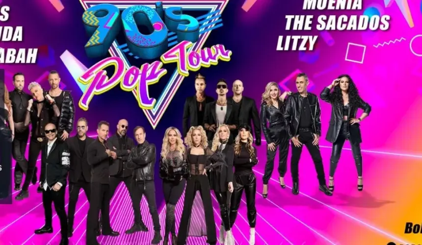 Los  90s Pop Tour llega a Culiacán; precio de los boletos.