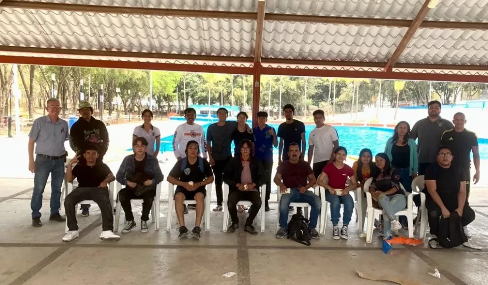 Fueron un total de 20 participantes en su mayoría jóvenes, quienes serán la primera respuesta ante una situación de emergencia en un trabajo inicial de seguridad para los visitantes.