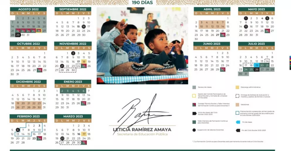SEP anuncia modificaciones al Calendario Escolar 2022-2023 de Educación Básica