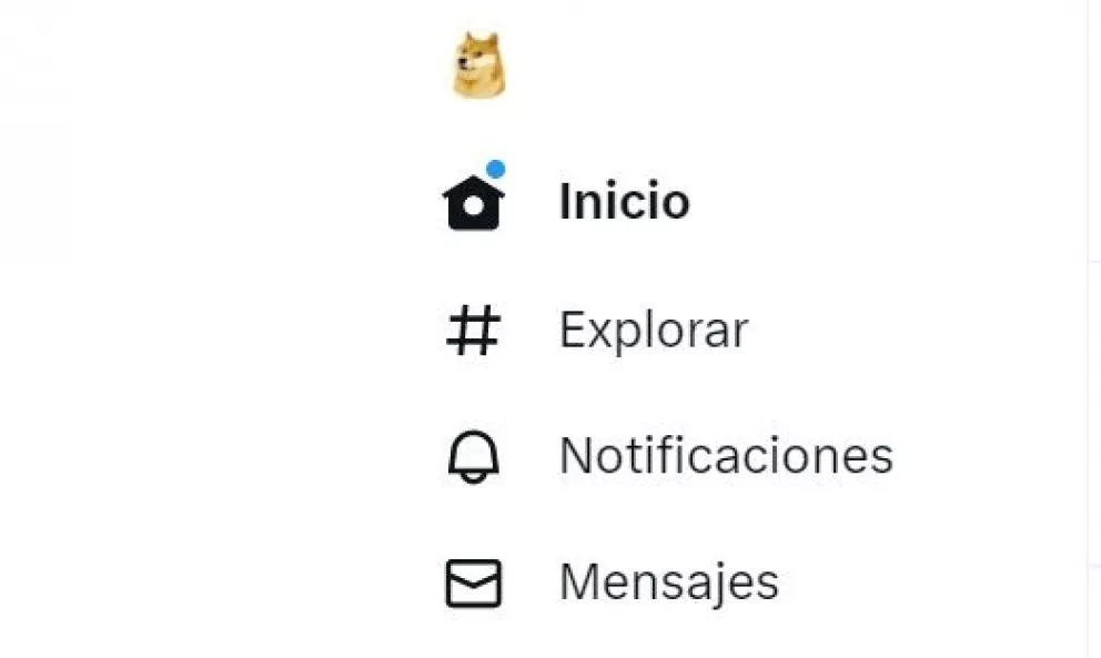 No es error. Elon Musk cambió el logo de Twitter por el de Dogecoin.