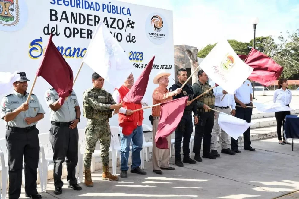 En Angostura ponen en marcha el Operativo de Seguridad Semana Santa 2023