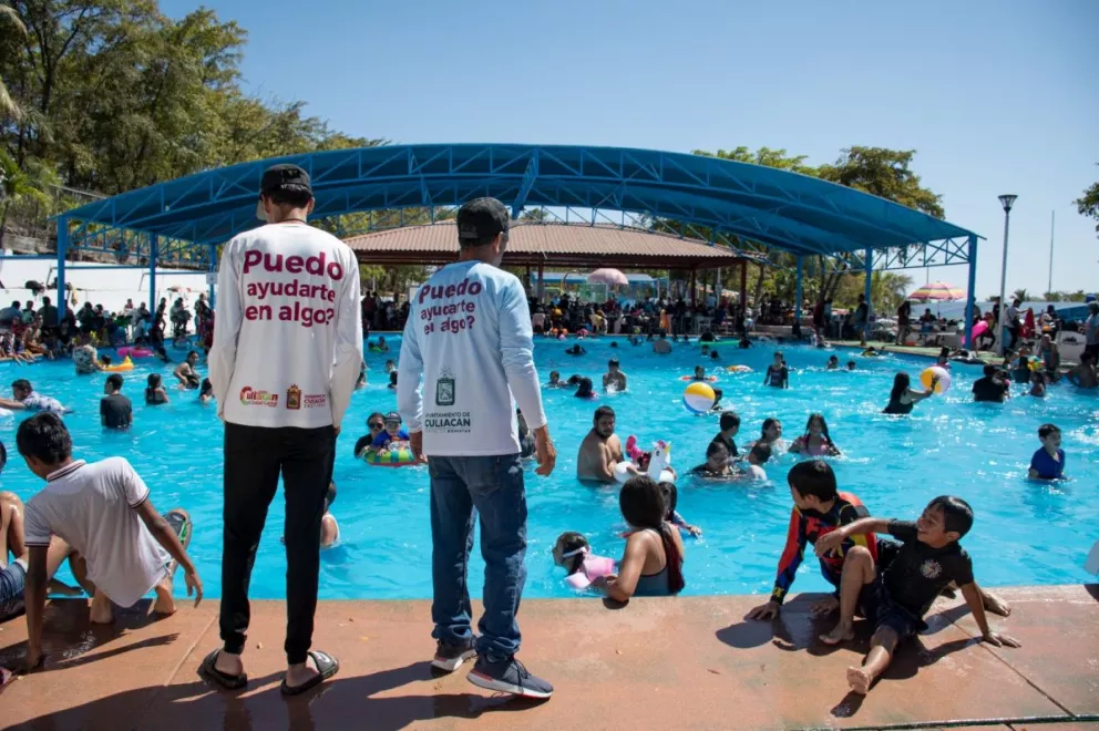 Durante esta Semana Santa miles de familias disfrutan balnearios y parques de Culiacán