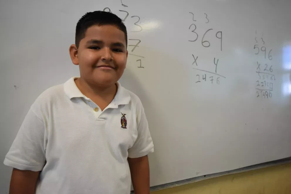 Alan Noel quiere crecer para viajar a las estrellas