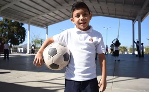 Alonso Nicolás, sueña con ser un gran futbolista