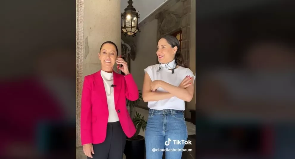 Claudia Sheinbaum dio a conocer de una forma muy simpática a través de su cuenta de Tiktok @claudiasheinbaum que la cantante Rosalia se presentaría en el Zócalo