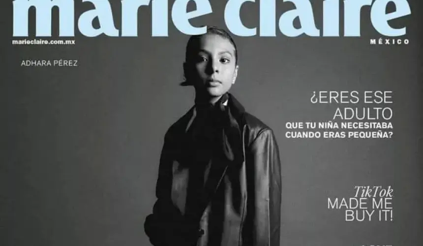 Adhara Pérez, la niña prodigio mexicana aparece en portada de la revista Marie Claire