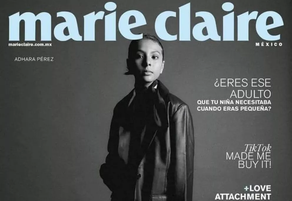 Adhara Pérez, la niña prodigio mexicana aparece en portada de la revista Marie Claire