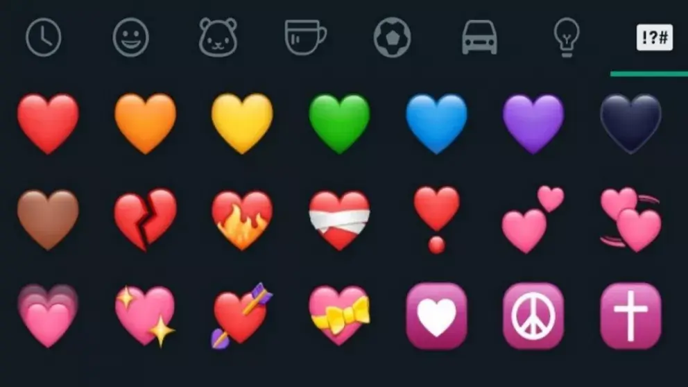 Whatsapp: ¿Qué significa cada color del emoji de corazón?