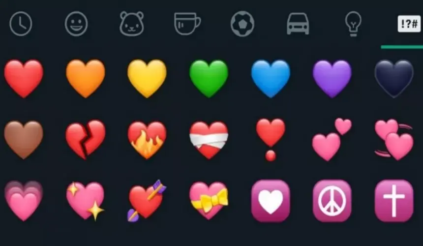 Whatsapp: ¿Qué significa cada color del emoji de corazón?