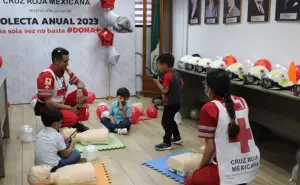 ¡HERMOSA LABOR! Cruz Roja Culiacán inculca el valor del amor por ayudar desde niños. 