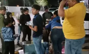 Transportistas libres de Villa Juárez vuelven al reparto de despensas y ayuda a necesitados