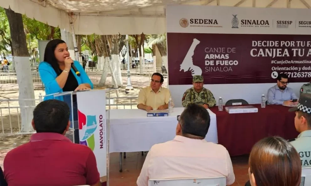 Arrancan en Navolato “Campaña de canje de armas de fuego”, ofrecen hasta 12 mil pesos por arma