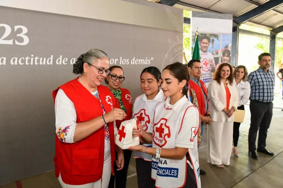 Arranca en Sinaloa la Colecta Escolar 2023 de Cruz Roja.