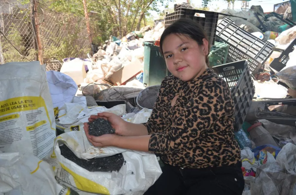 Marleny, la niña que anhela un Culiacán más limpio y sano. Fotos: Juan Madrigal